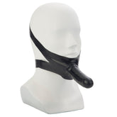 Accommodator Face Strap On Dildo Black 5 Inch Silicone STRAP-ONS